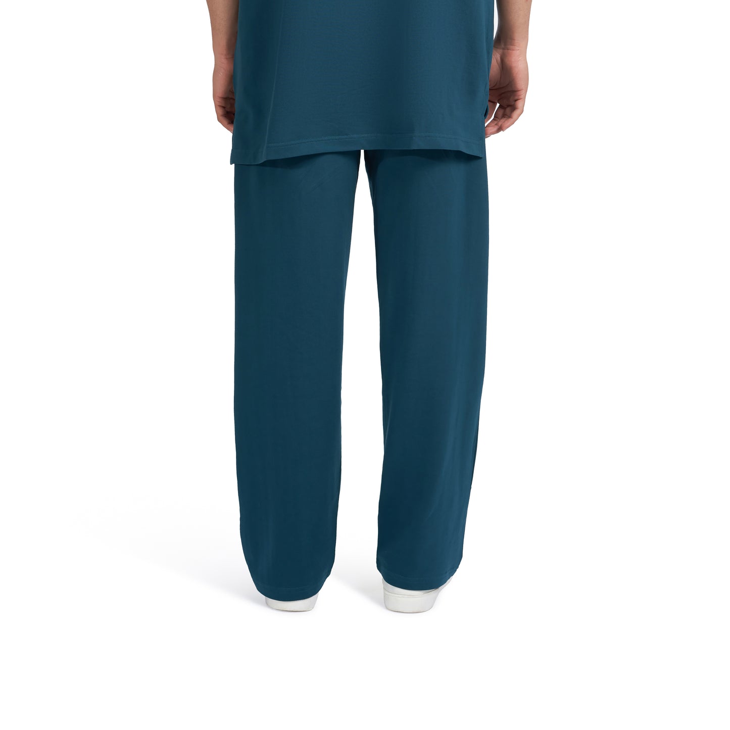 Supima® Wide Pants - Deep Sea